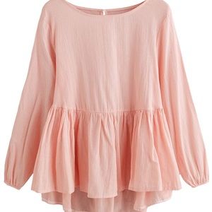 SHEIN Peplum Blouse